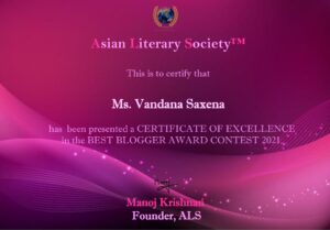 Vandana Saxena Blogger